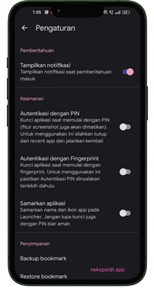 Screenshot BERANDA Nekopoi APK
