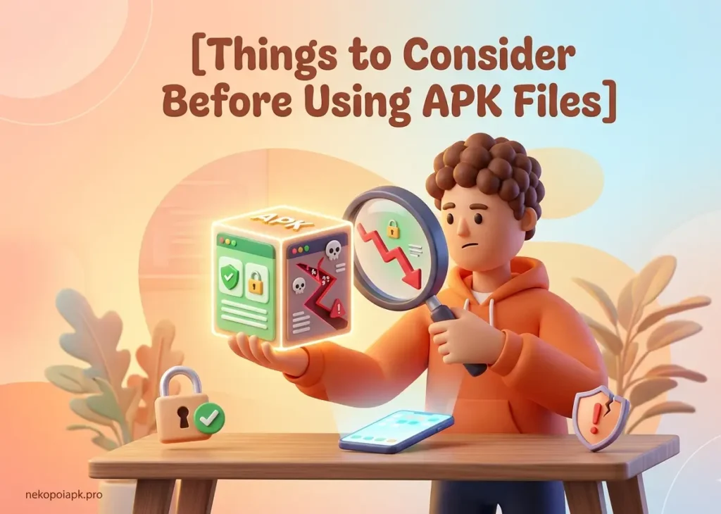 things to consider before using apk files